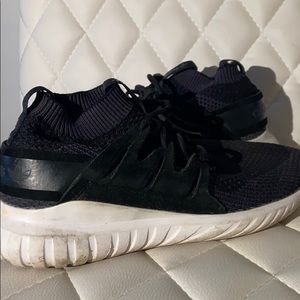 black adidas sneakers